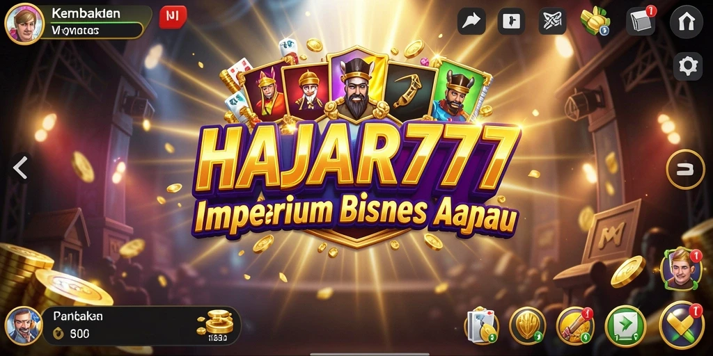 Screenshot gameplay <strong>HAJAR777</strong> menunjukkan pengelolaan bisnis yang menyenangkan.