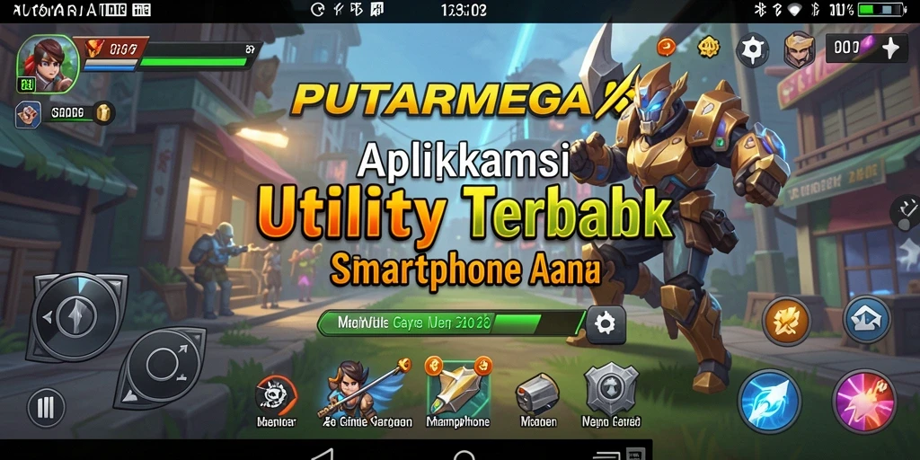 Tampilan antarmuka PUTARMEGA yang sederhana dan efektif.