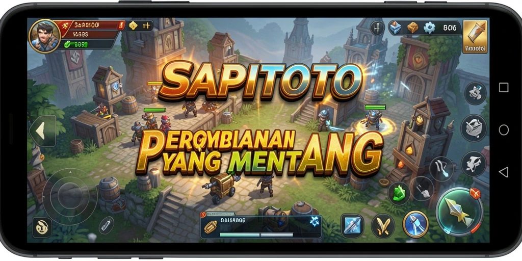Tampilan gameplay mendebarkan dari SAPITOTO, strategi yang menarik.
