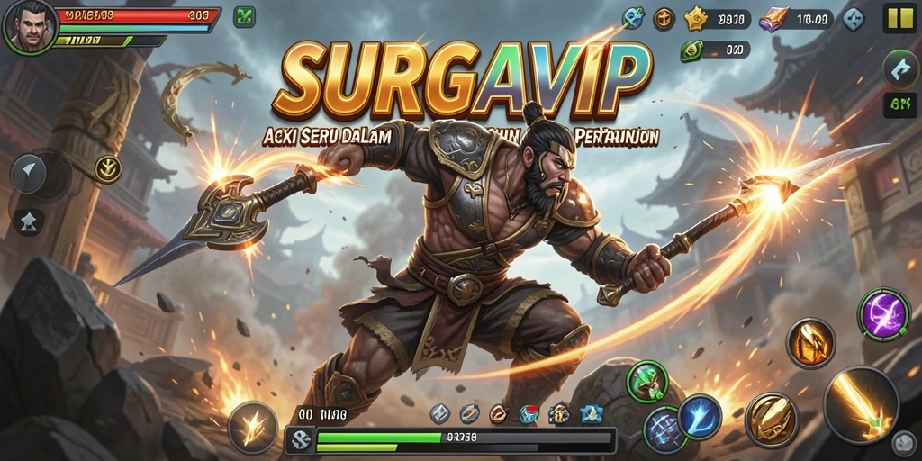 Tampilan menegangkan dari aksi pertarungan di SURGAVIP.